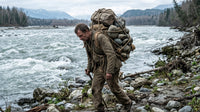 A Man at River's Edge