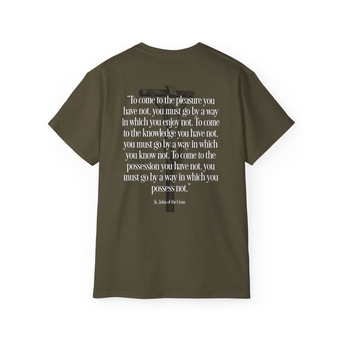 St. John of the Cross Unisex Tee, Inspirational T-Shirt, Spiritual Gift, Motivational Apparel, Faith-Based Clothing, Religious Tee