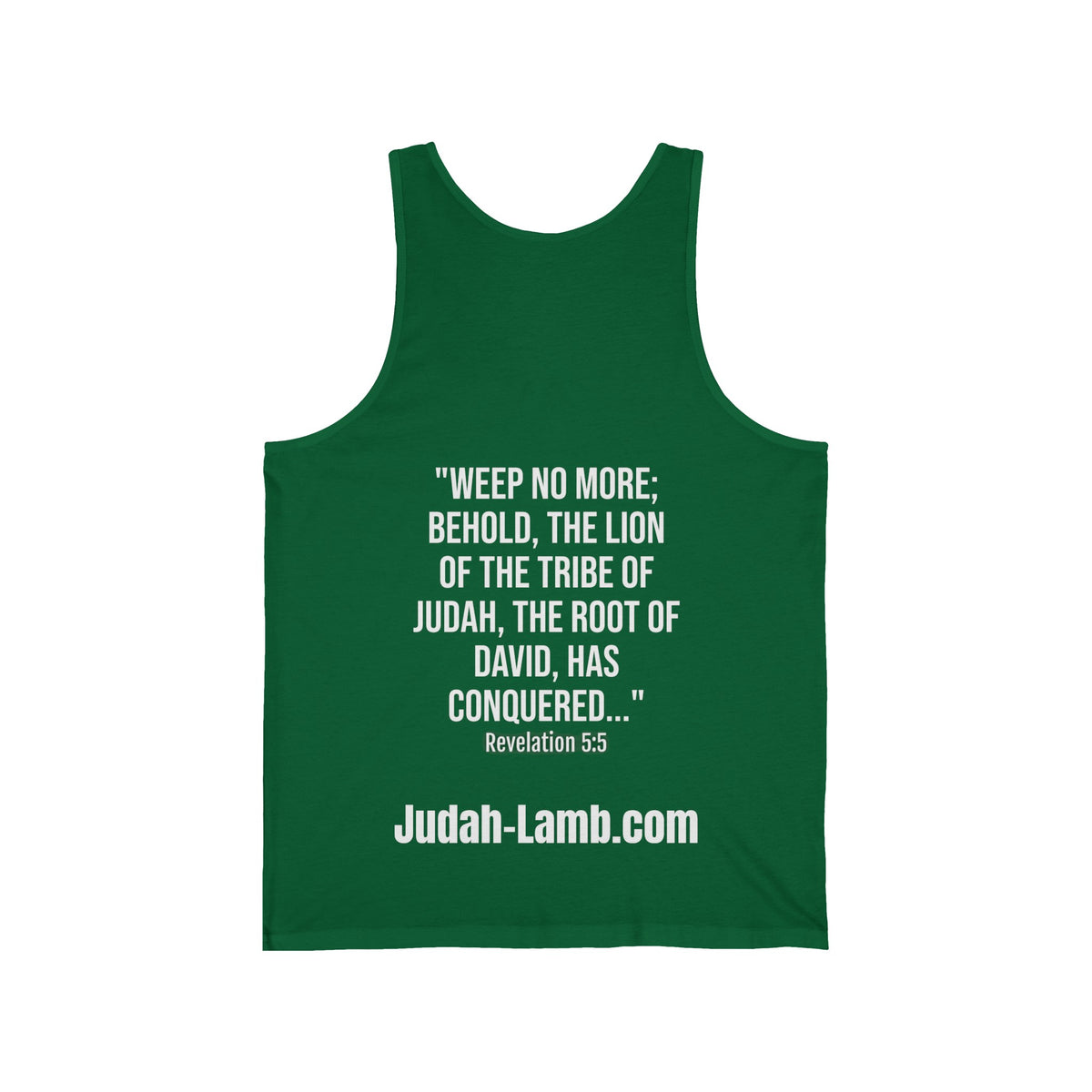 Judah Lamb Logo - Unisex Jersey Tank