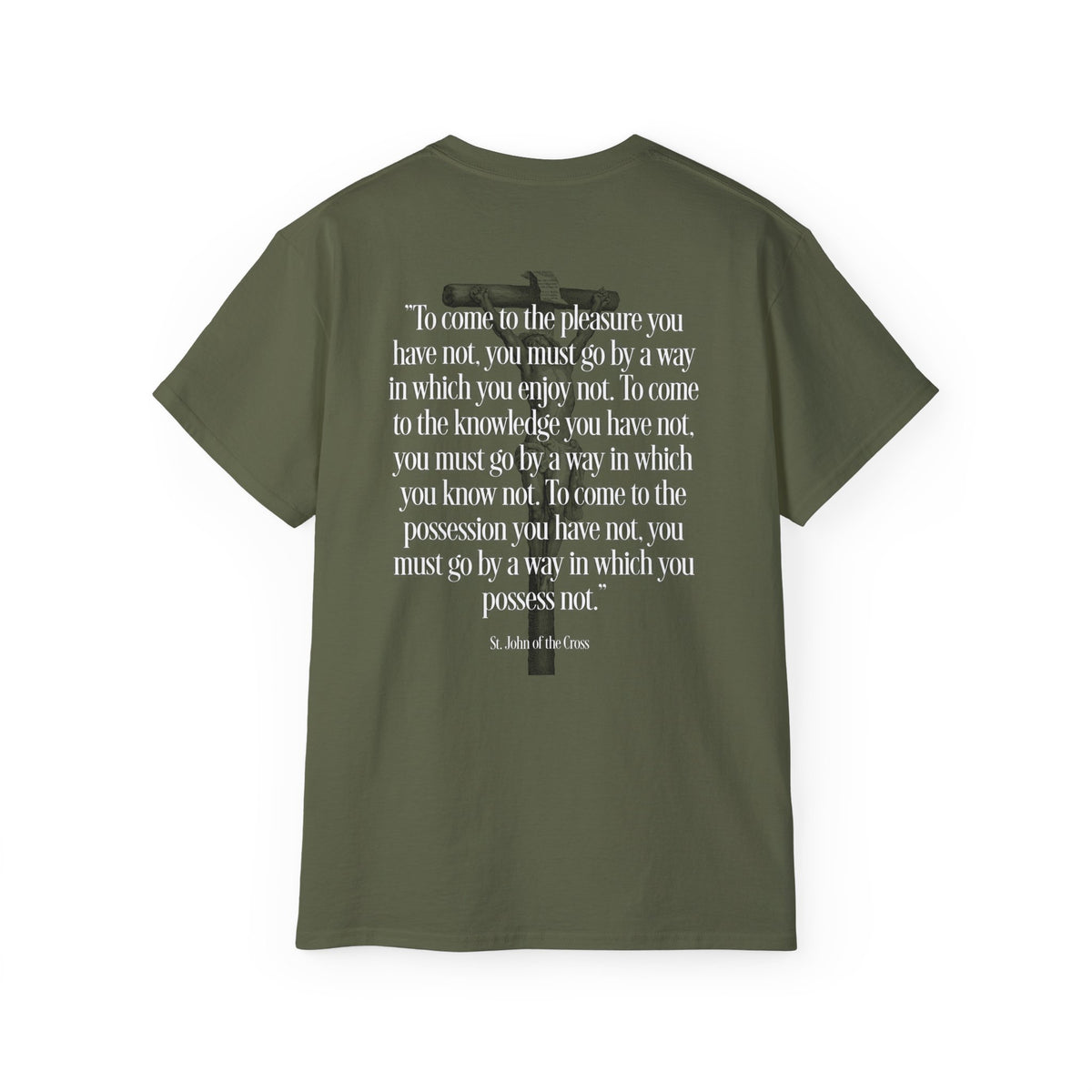 St. John of the Cross Unisex Tee, Inspirational T-Shirt, Spiritual Gift, Motivational Apparel, Faith-Based Clothing, Religious Tee