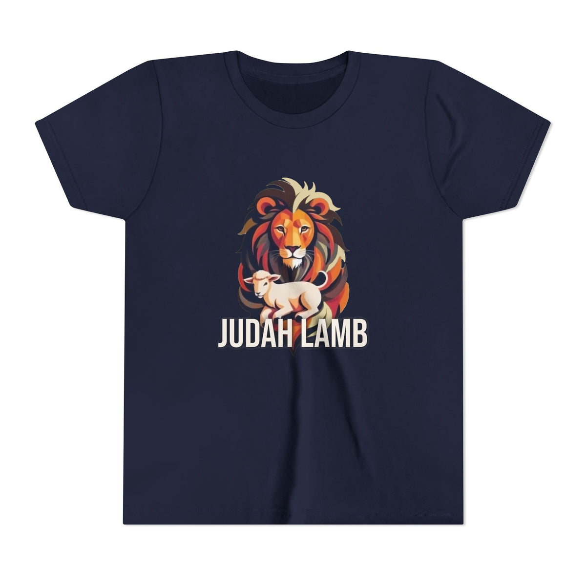 Youth Christian Lion Tee, Faith T-Shirt, Inspirational Kids Shirt, Religious Gift, Bible Verse Apparel