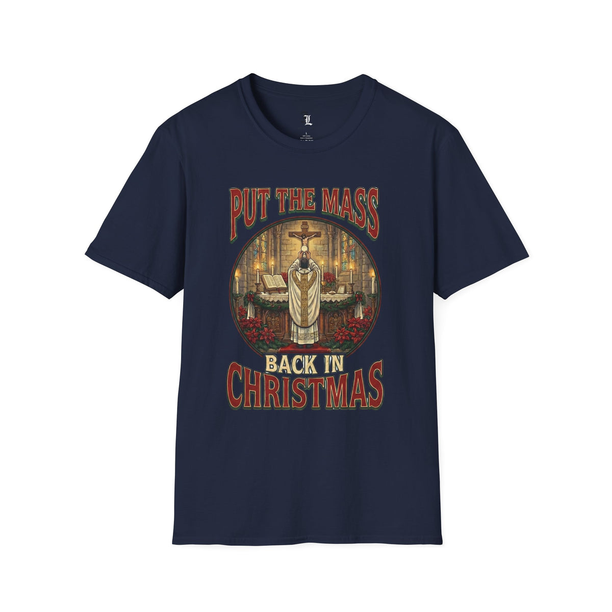 "Put the Mass Back in Christmas" Holiday Tee