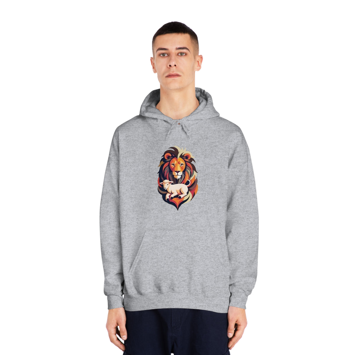 Judah Lamb Logo - Unisex DryBlend® Hooded Sweatshirt