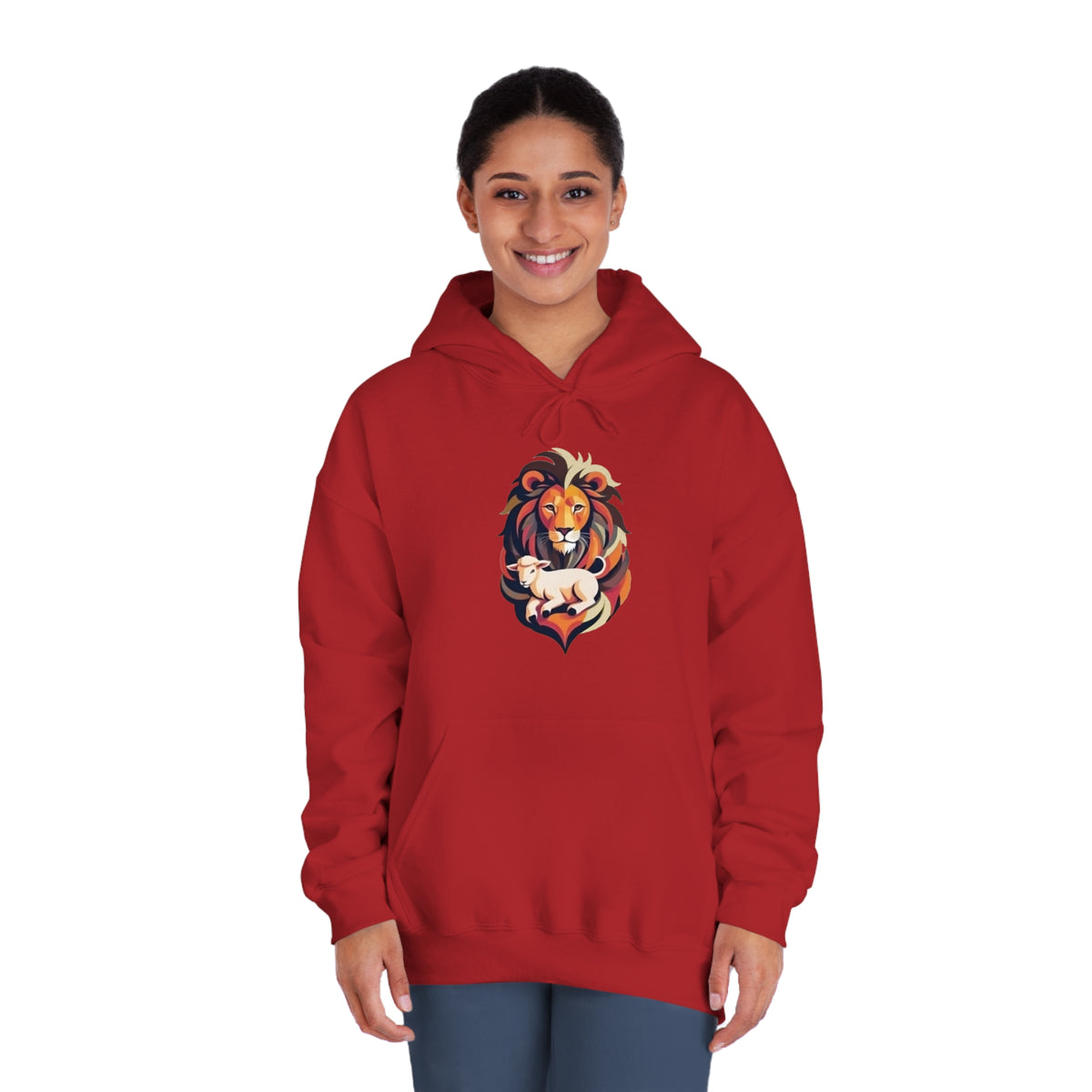 Judah Lamb Logo - Unisex DryBlend® Hooded Sweatshirt