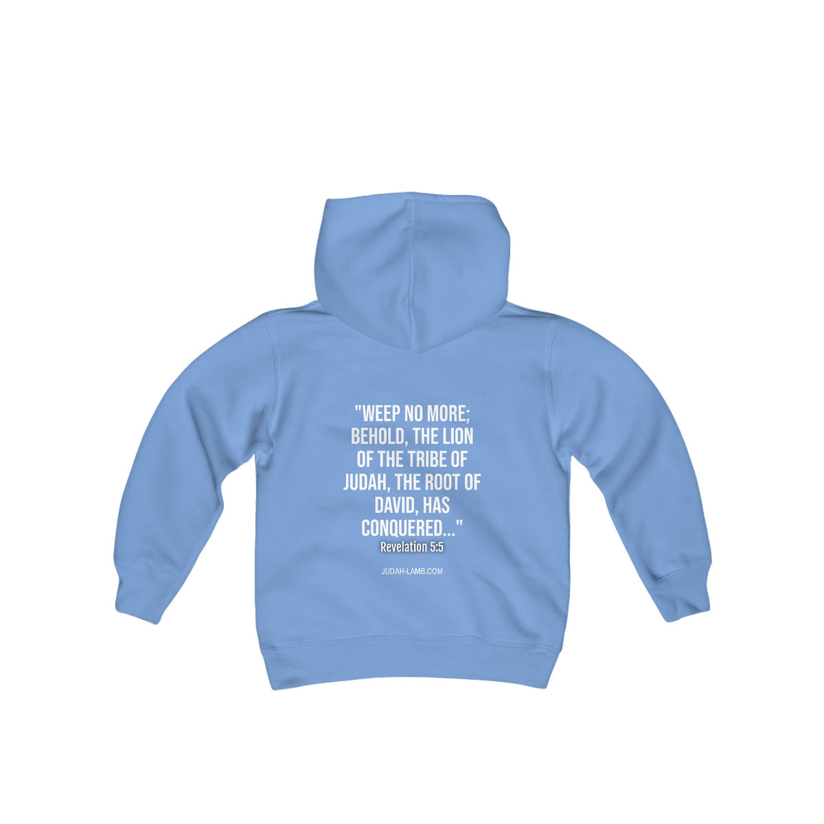 Judah Lamb Logo - Youth Heavy Blend Hooded Sweatshirt