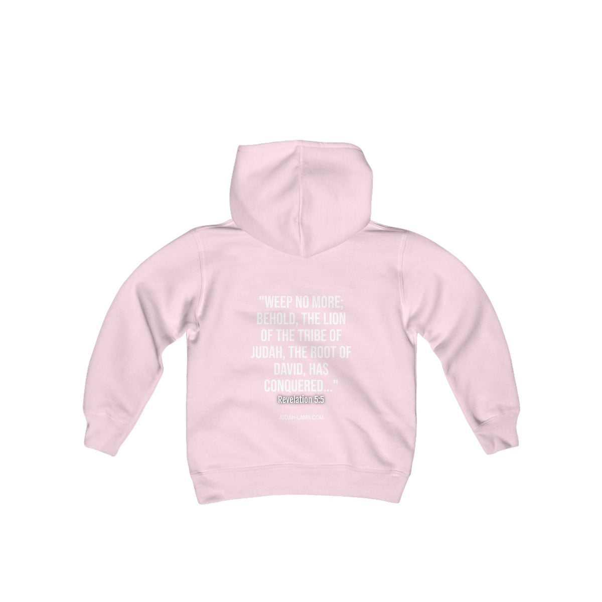 Judah Lamb Logo - Youth Heavy Blend Hooded Sweatshirt