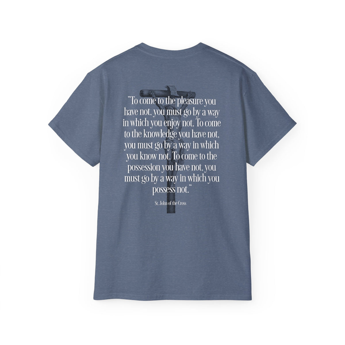 St. John of the Cross Unisex Tee, Inspirational T-Shirt, Spiritual Gift, Motivational Apparel, Faith-Based Clothing, Religious Tee