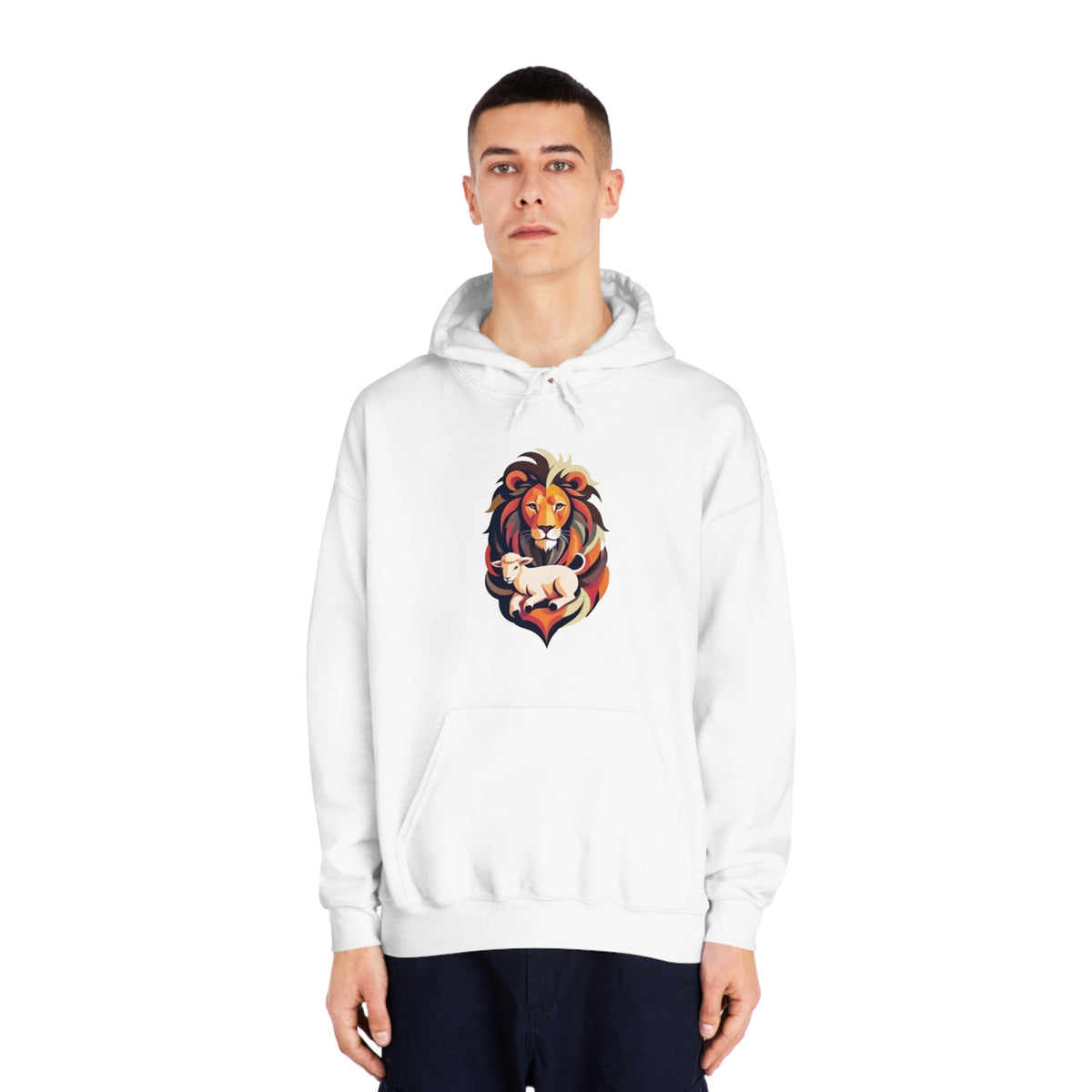 Judah Lamb Logo - Unisex DryBlend® Hooded Sweatshirt