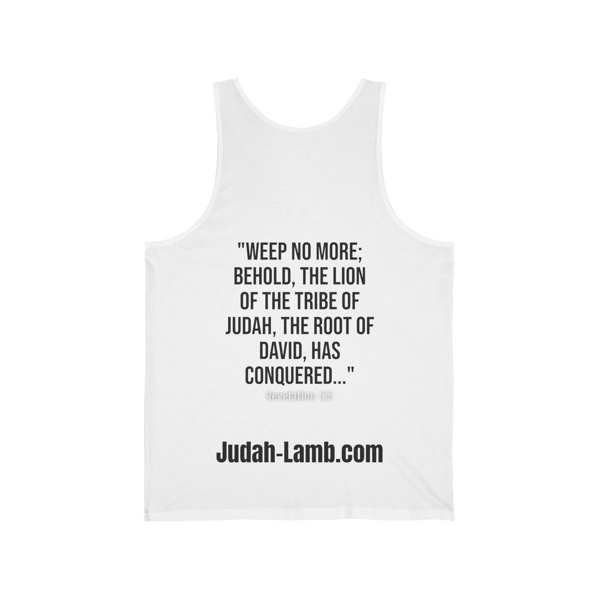 Judah Lamb Logo - Unisex Jersey Tank
