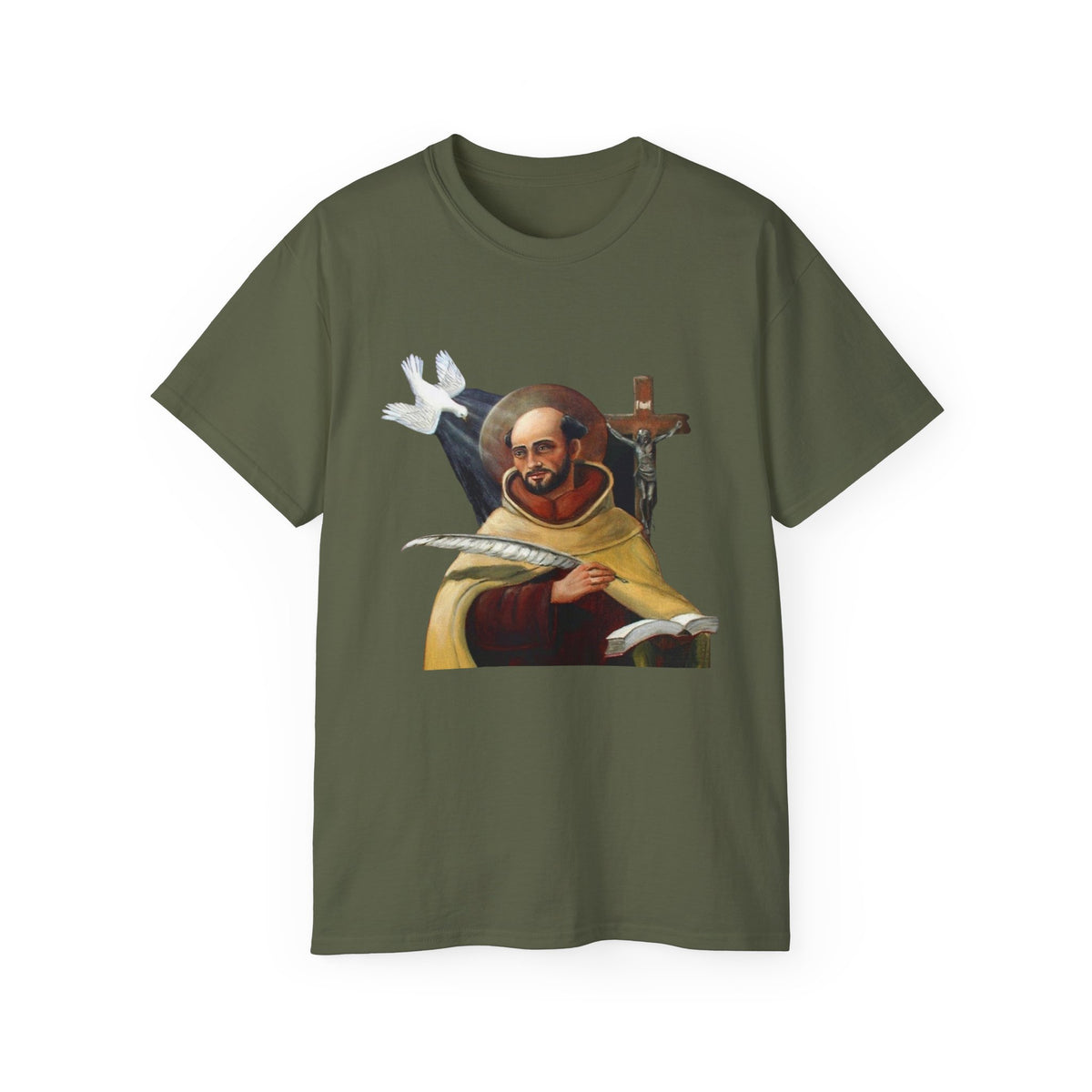 St. John of the Cross Unisex Tee, Inspirational T-Shirt, Spiritual Gift, Motivational Apparel, Faith-Based Clothing, Religious Tee