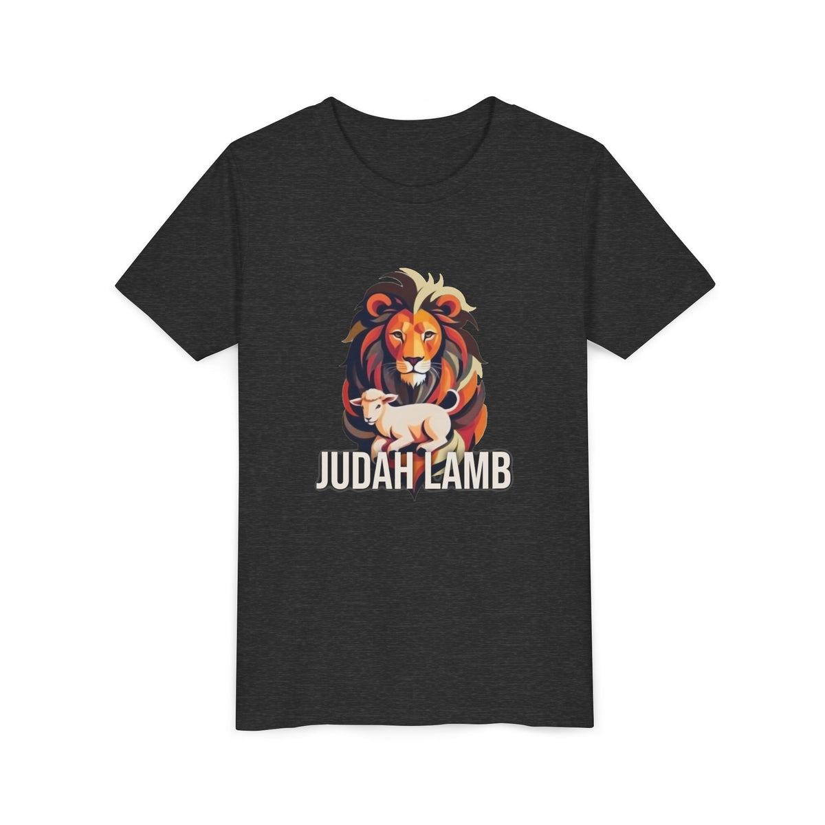 Youth Christian Lion Tee, Faith T-Shirt, Inspirational Kids Shirt, Religious Gift, Bible Verse Apparel