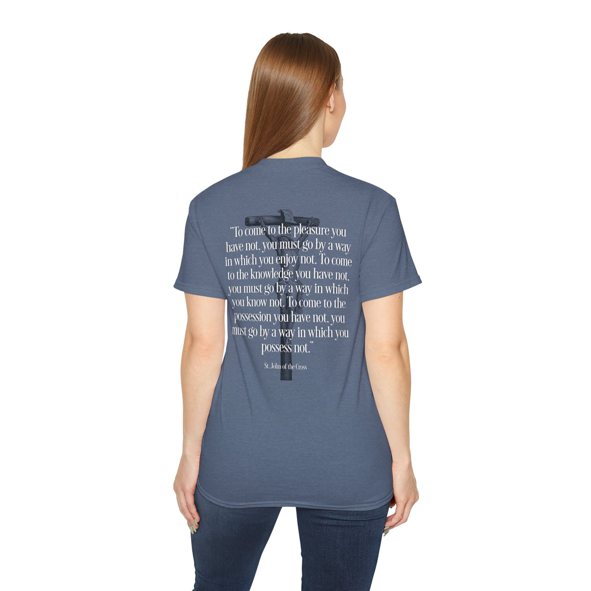 St. John of the Cross Unisex Tee, Inspirational T-Shirt, Spiritual Gift, Motivational Apparel, Faith-Based Clothing, Religious Tee