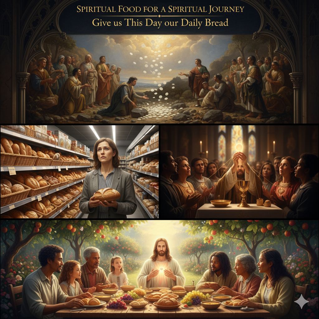 Spiritual food for a Spiritual Journey: "Give us this day our daily bread."
