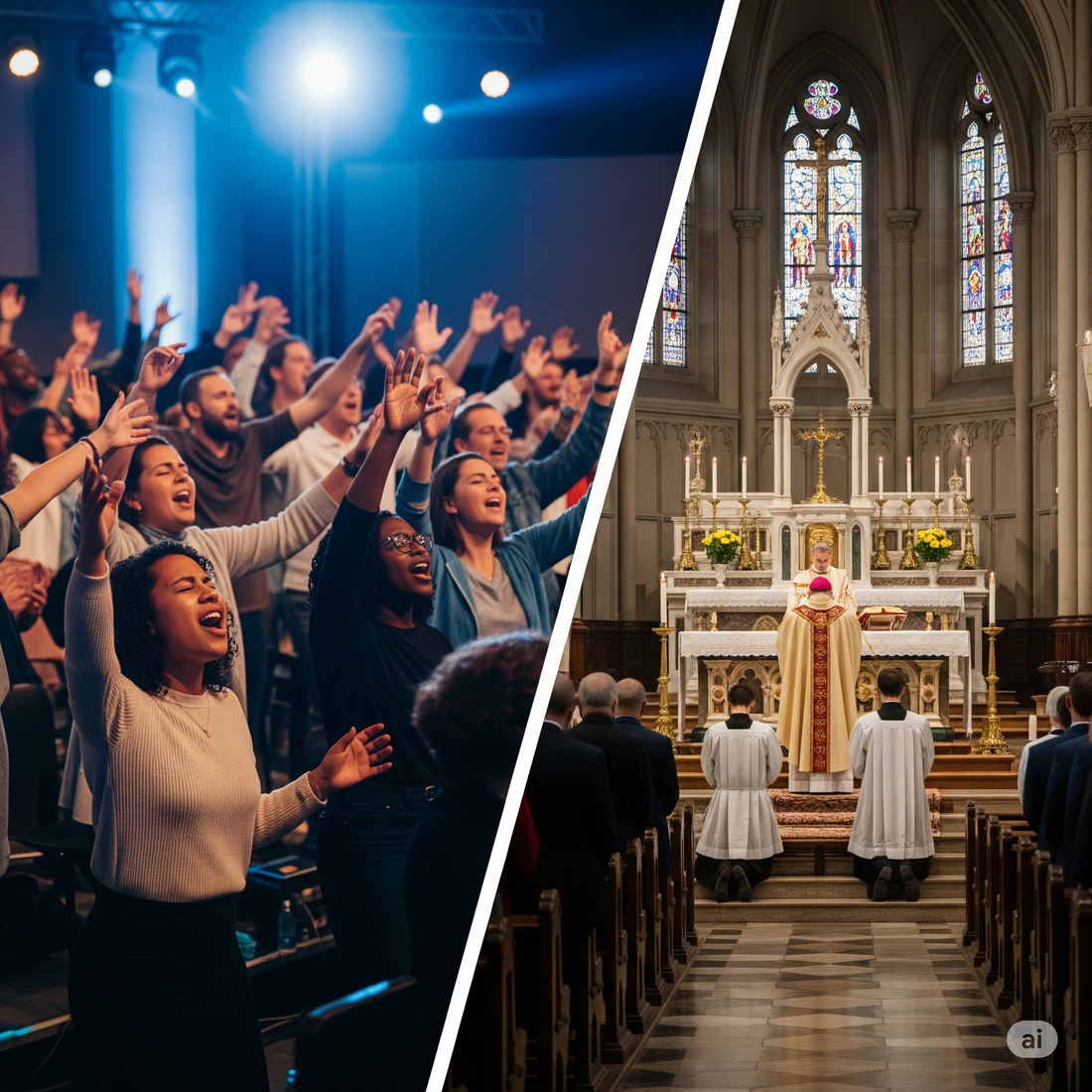 How did the FIRST CHRISTIANS worship?