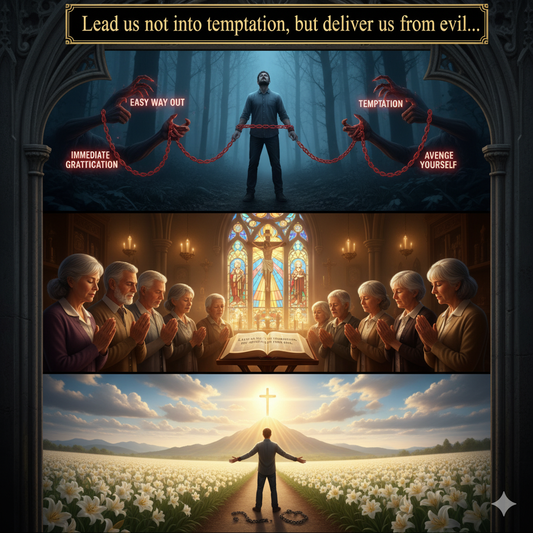 "Lead us not into temptation, but deliver us from evil..."