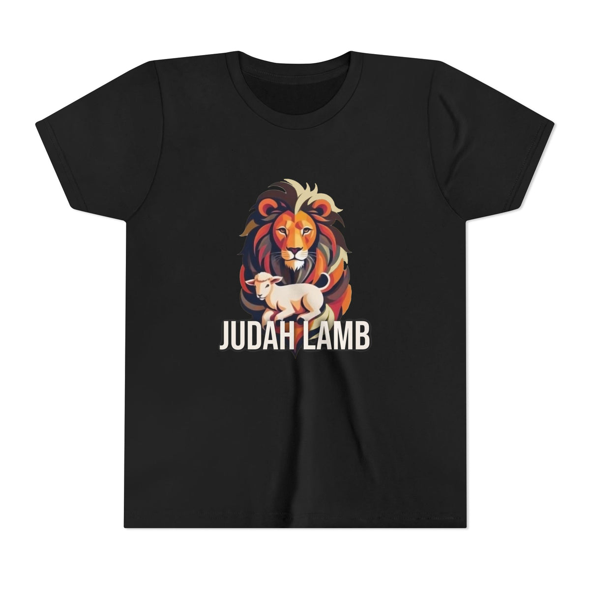 Youth Christian Lion Tee, Faith T-Shirt, Inspirational Kids Shirt, Religious Gift, Bible Verse Apparel