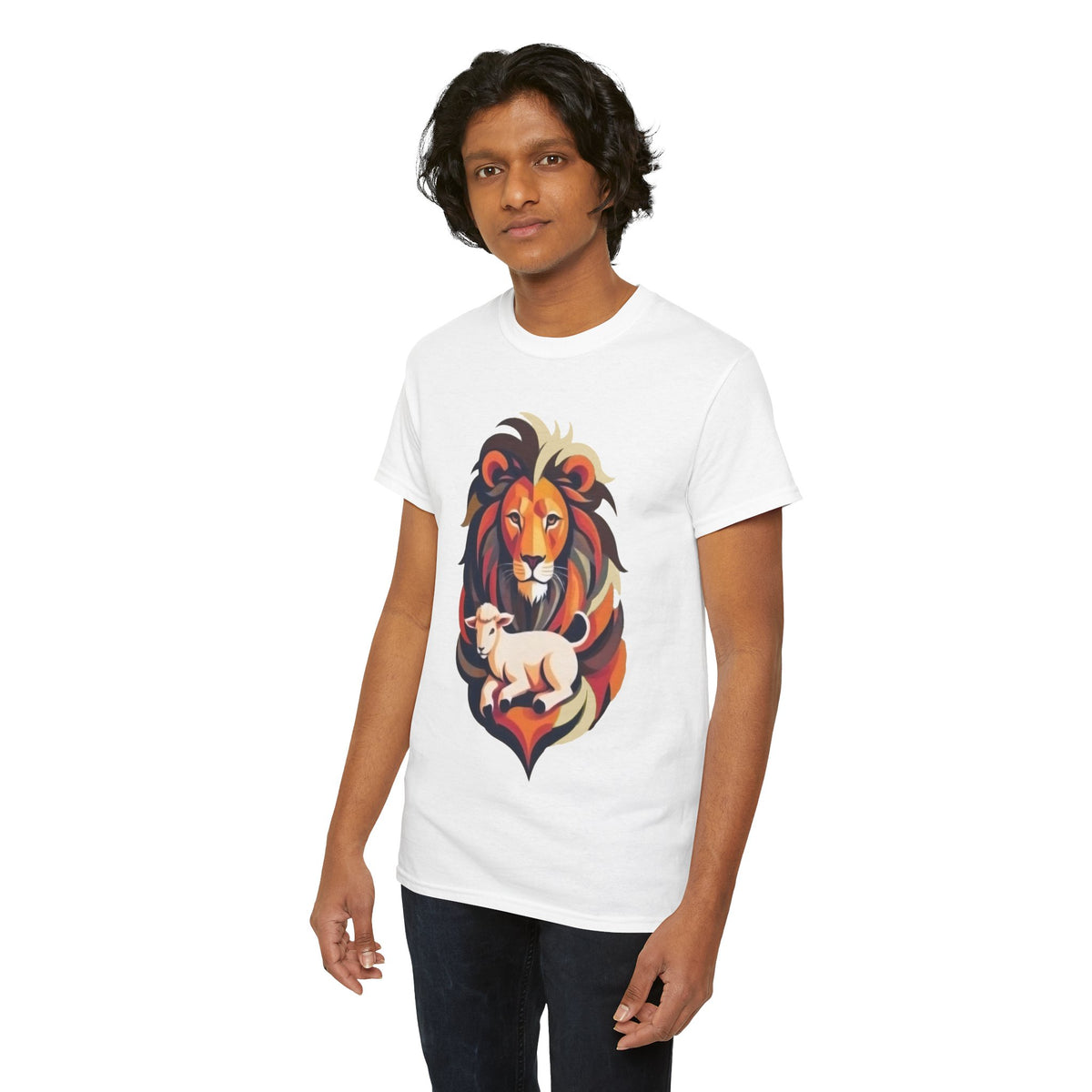 Judah Lamb Logo  - Unisex Heavy Cotton Tee