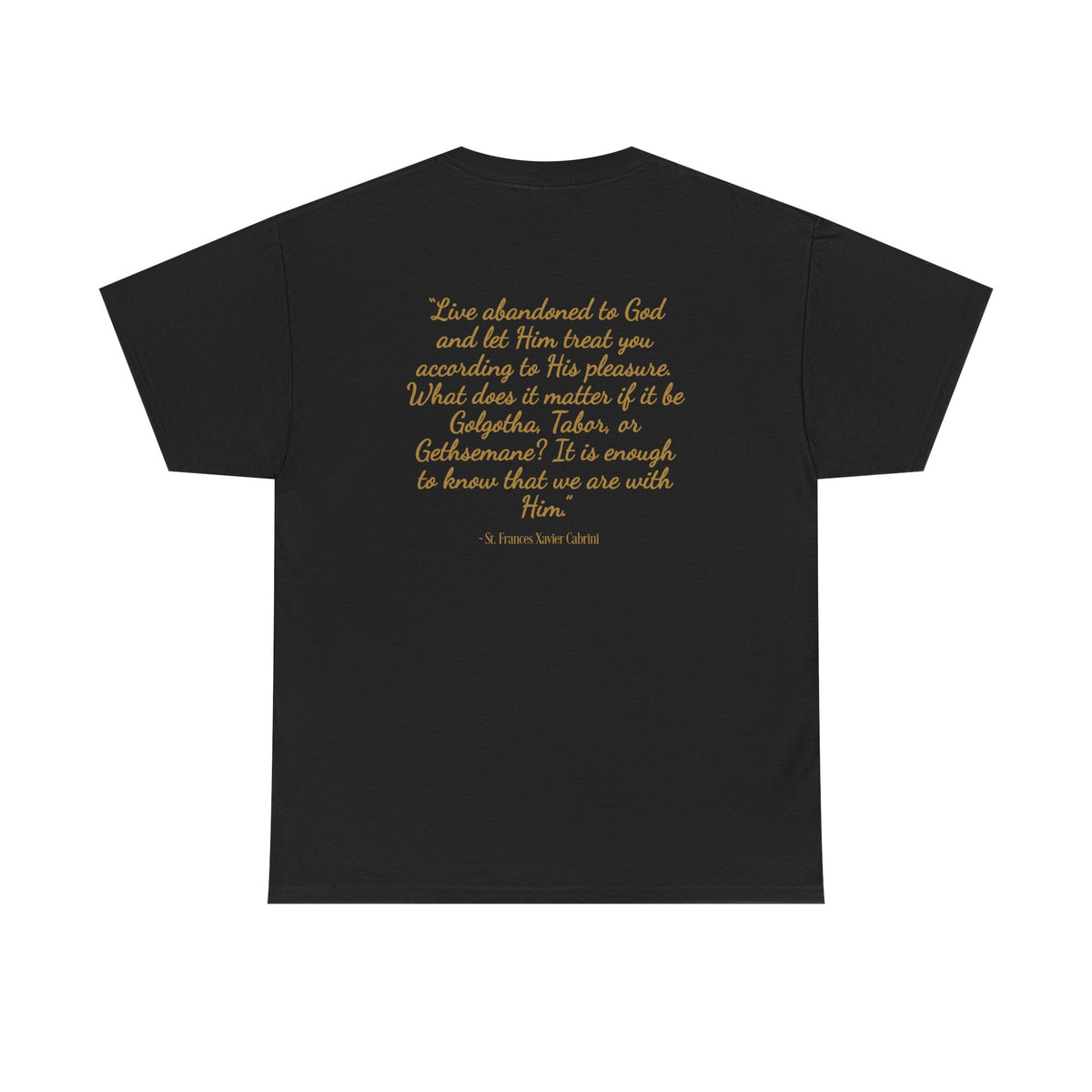 St. Frances Xavier Cabrini 'Carve Your Heart into Mine' Inspirational Catholic Tee