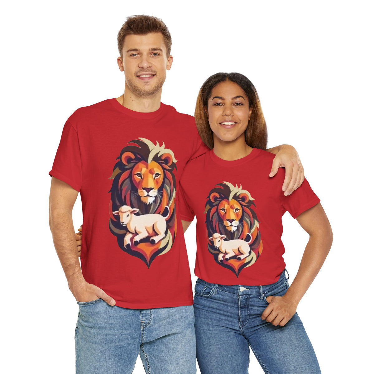 Judah Lamb Logo  - Unisex Heavy Cotton Tee