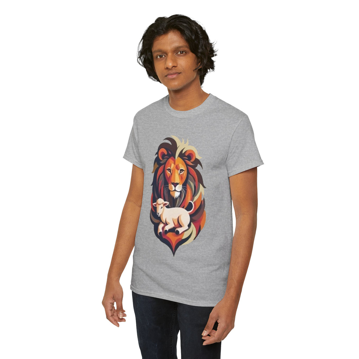 Judah Lamb Logo  - Unisex Heavy Cotton Tee