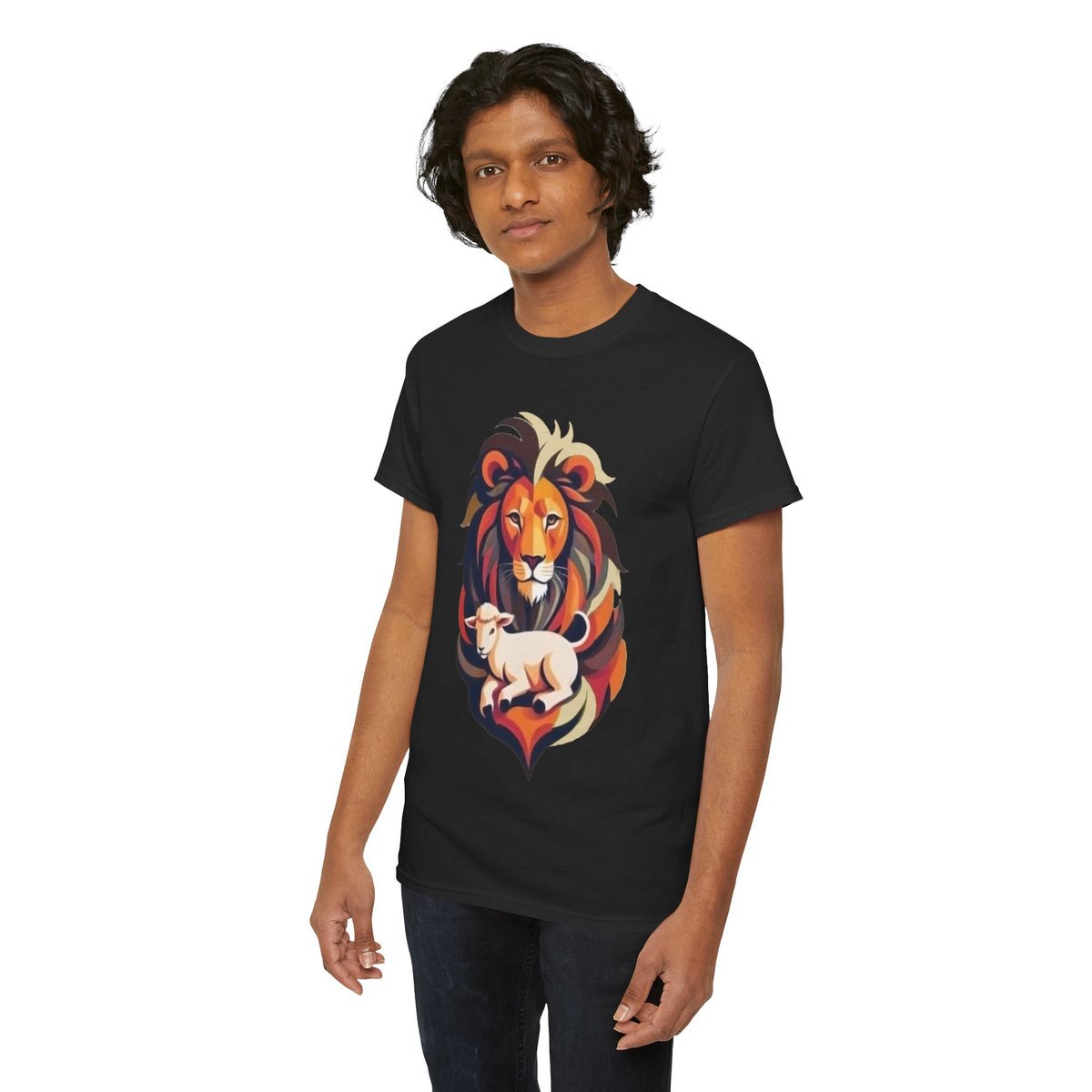 Judah Lamb Logo  - Unisex Heavy Cotton Tee
