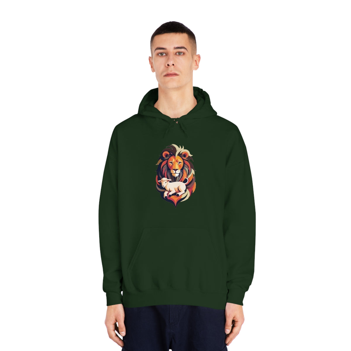 Judah Lamb Logo - Unisex DryBlend® Hooded Sweatshirt