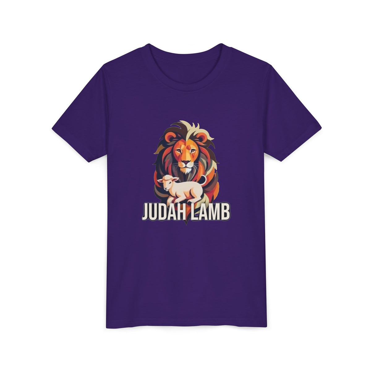 Youth Christian Lion Tee, Faith T-Shirt, Inspirational Kids Shirt, Religious Gift, Bible Verse Apparel