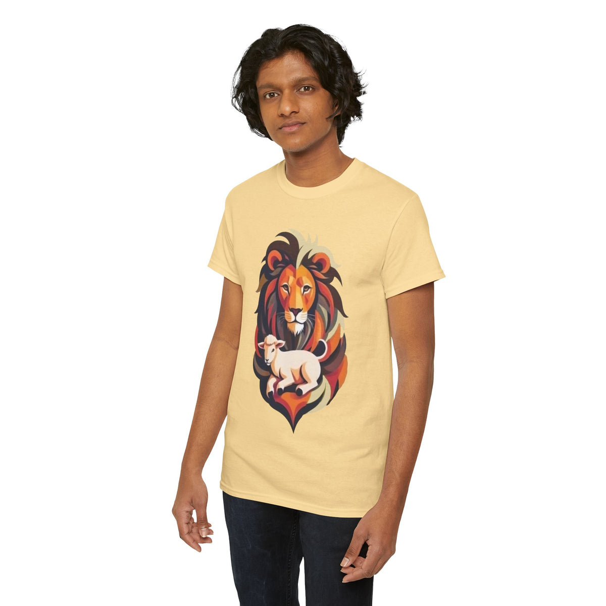 Judah Lamb Logo  - Unisex Heavy Cotton Tee