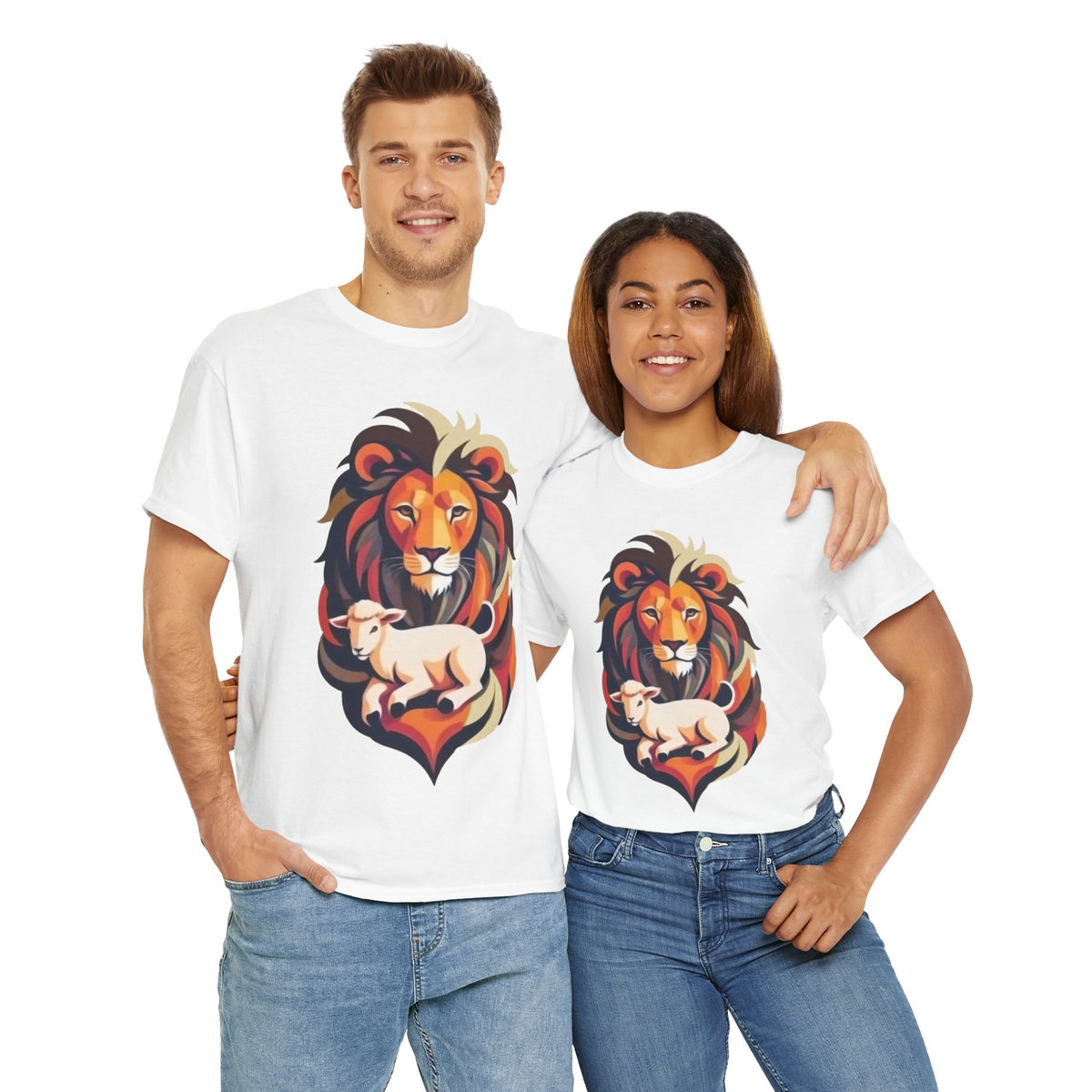 Judah Lamb Logo  - Unisex Heavy Cotton Tee