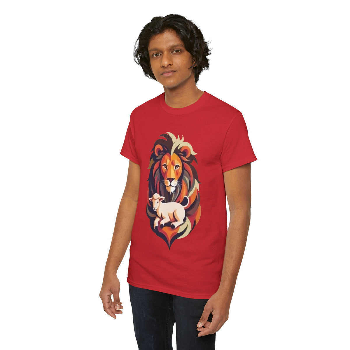Judah Lamb Logo  - Unisex Heavy Cotton Tee