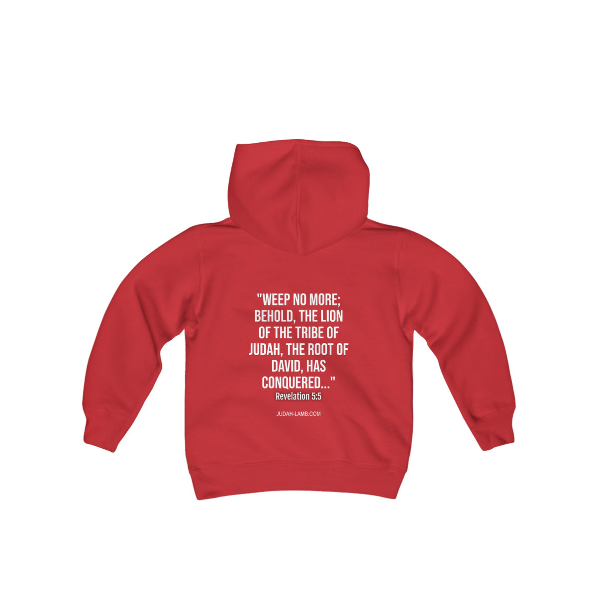 Judah Lamb Logo - Youth Heavy Blend Hooded Sweatshirt