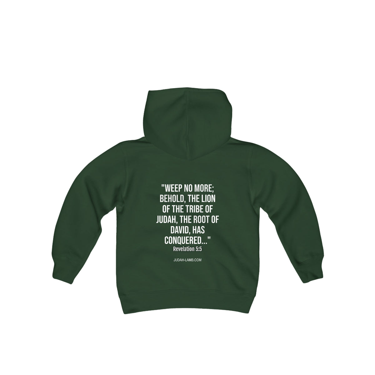Judah Lamb Logo - Youth Heavy Blend Hooded Sweatshirt