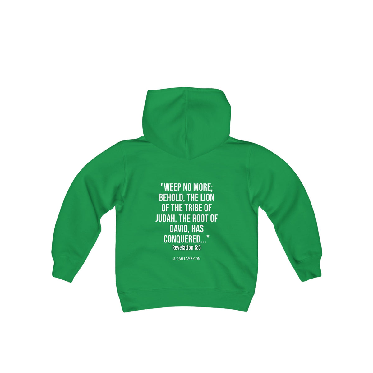 Judah Lamb Logo - Youth Heavy Blend Hooded Sweatshirt