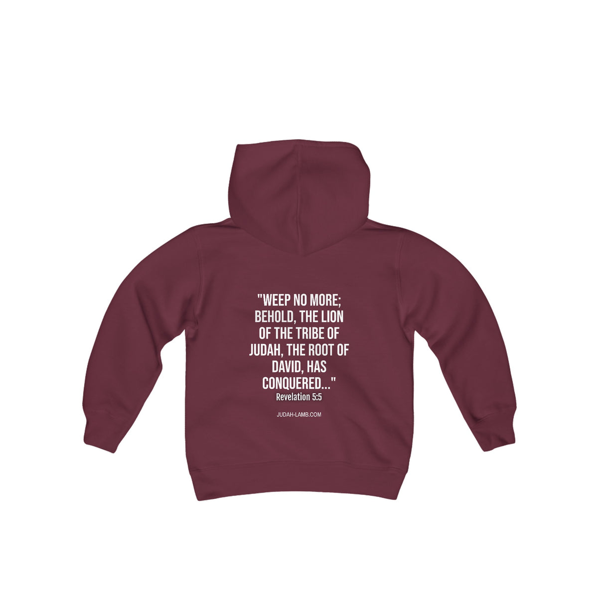 Judah Lamb Logo - Youth Heavy Blend Hooded Sweatshirt