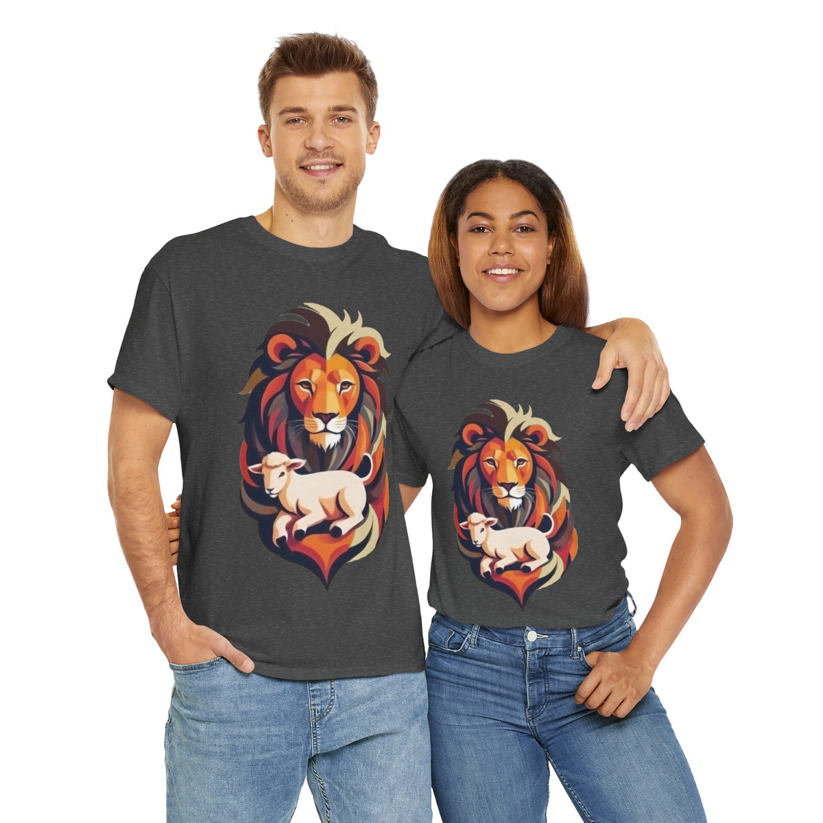 Judah Lamb Logo  - Unisex Heavy Cotton Tee