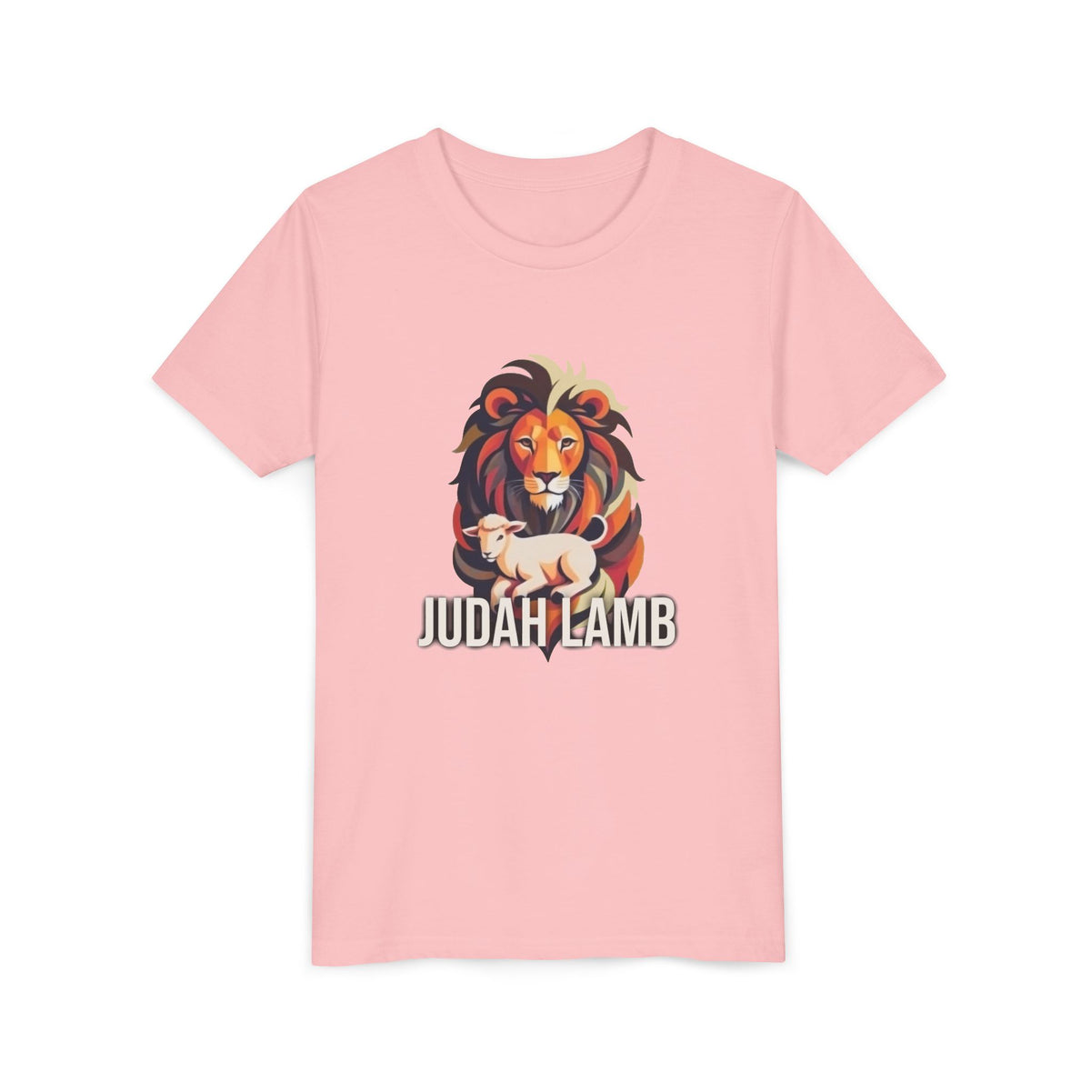 Youth Christian Lion Tee, Faith T-Shirt, Inspirational Kids Shirt, Religious Gift, Bible Verse Apparel