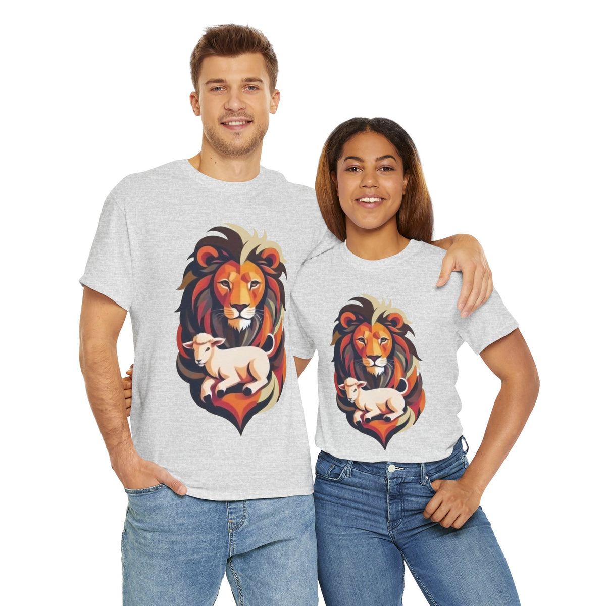 Judah Lamb Logo  - Unisex Heavy Cotton Tee