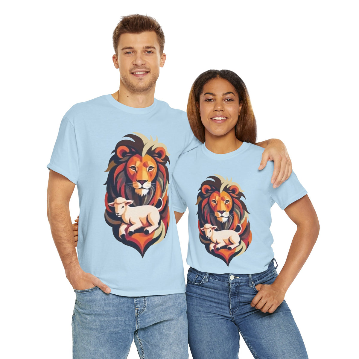 Judah Lamb Logo  - Unisex Heavy Cotton Tee