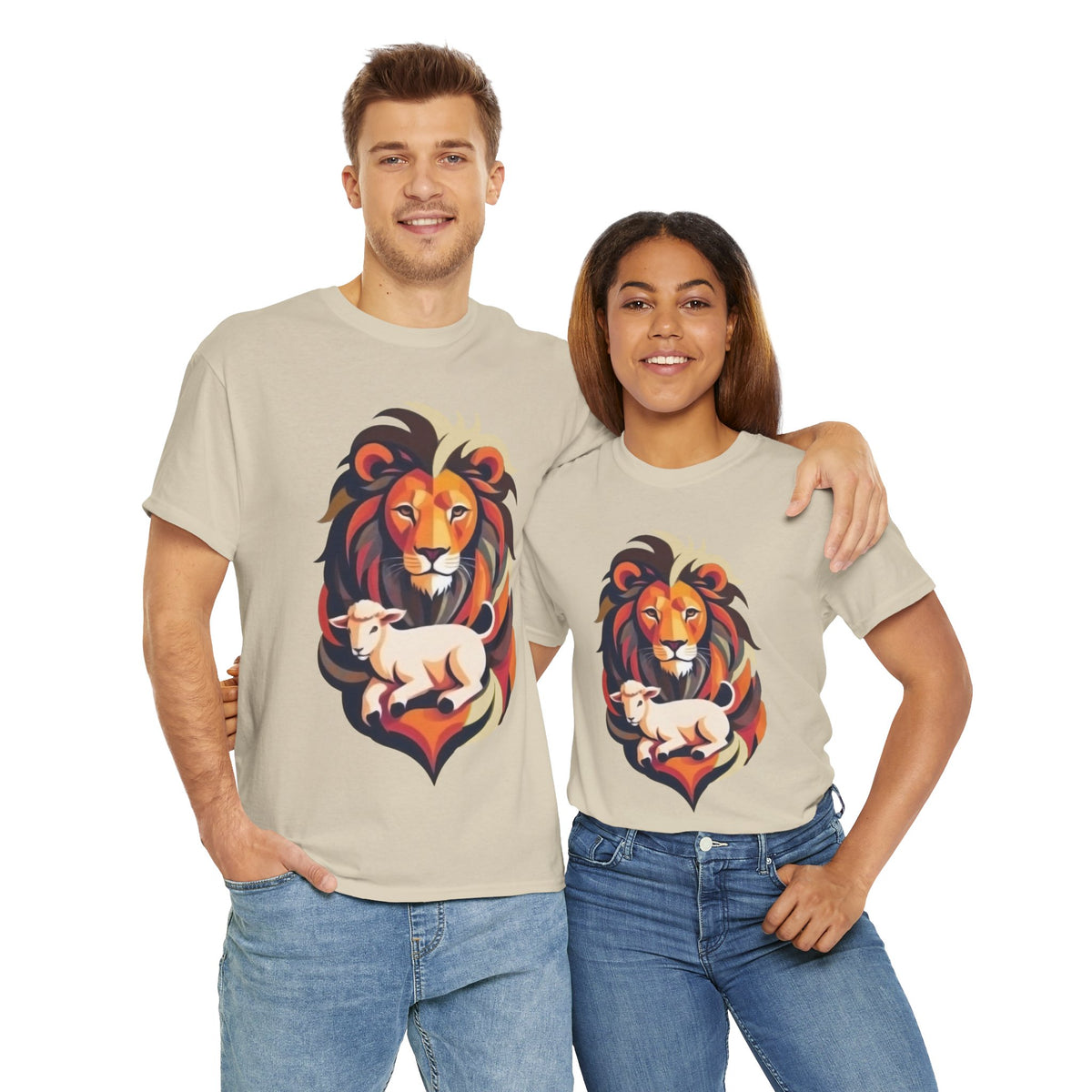 Judah Lamb Logo  - Unisex Heavy Cotton Tee