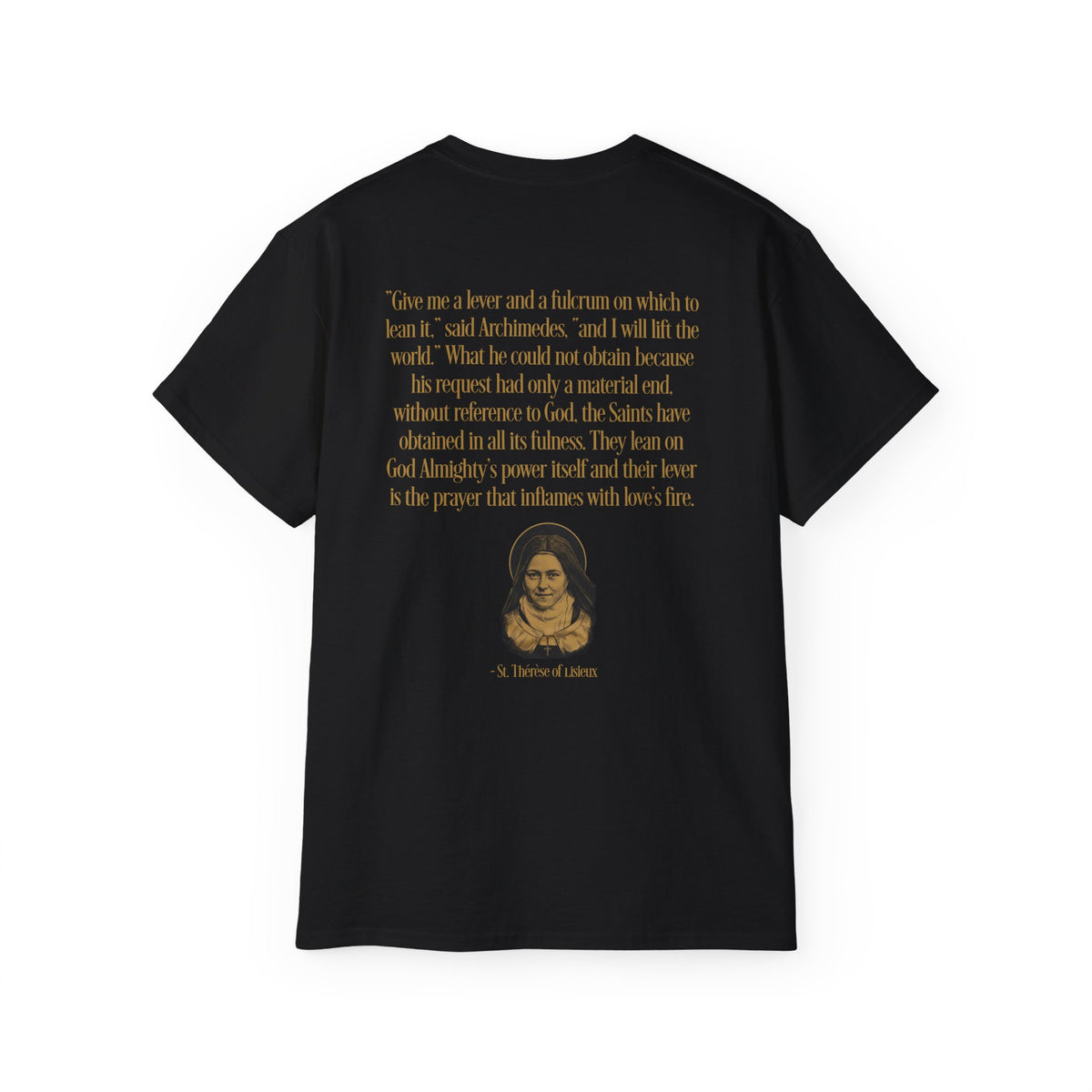 Thérèse of Lisieux - Inspirational Religious Quote T‑Shirt