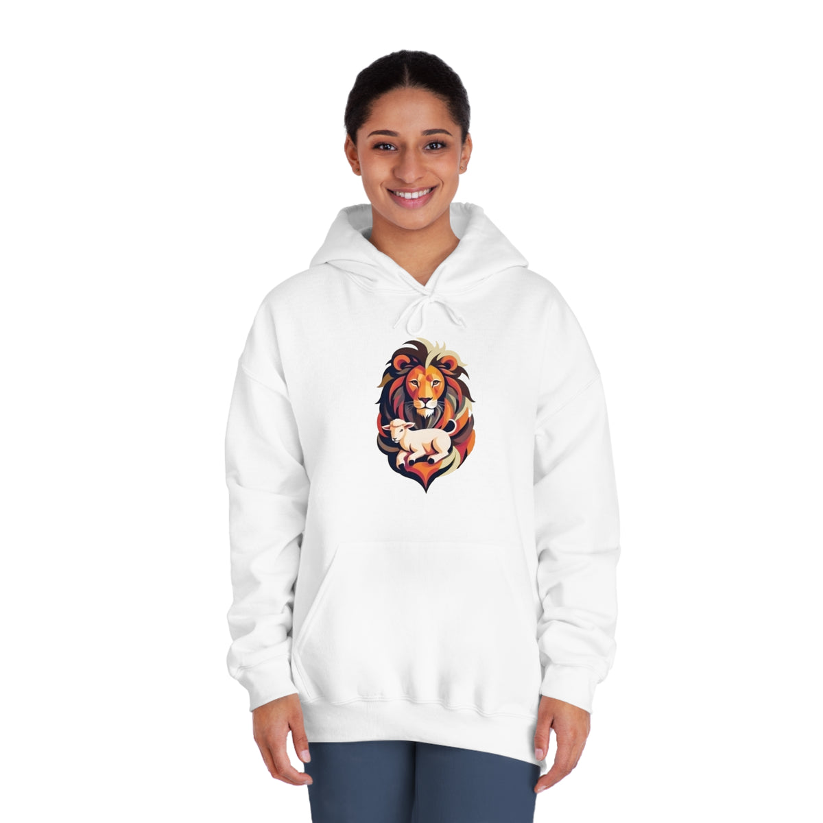 Judah Lamb Logo - Unisex DryBlend® Hooded Sweatshirt