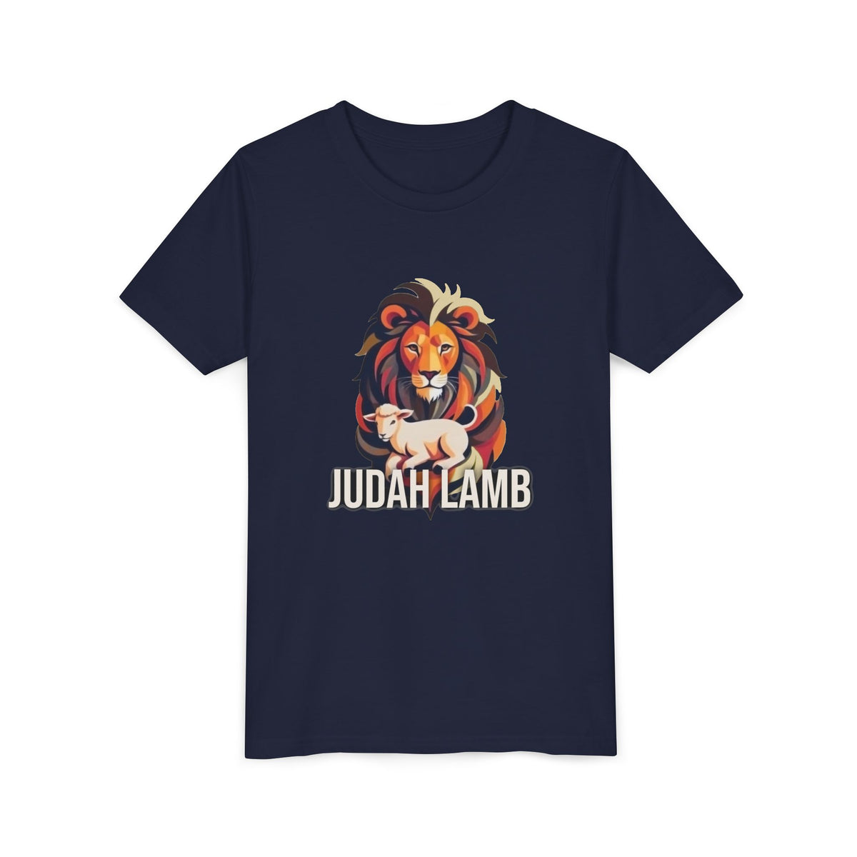Youth Christian Lion Tee, Faith T-Shirt, Inspirational Kids Shirt, Religious Gift, Bible Verse Apparel