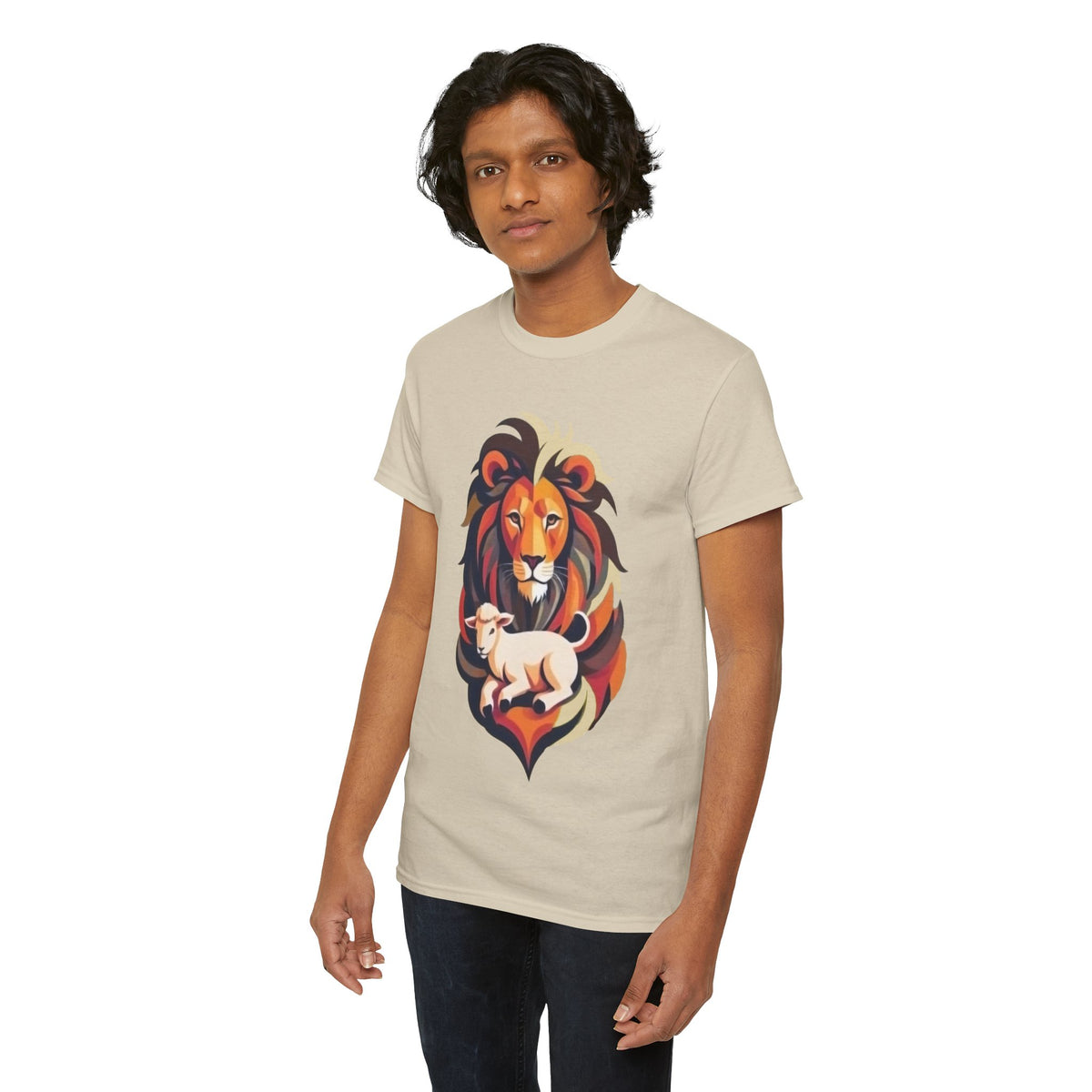 Judah Lamb Logo  - Unisex Heavy Cotton Tee