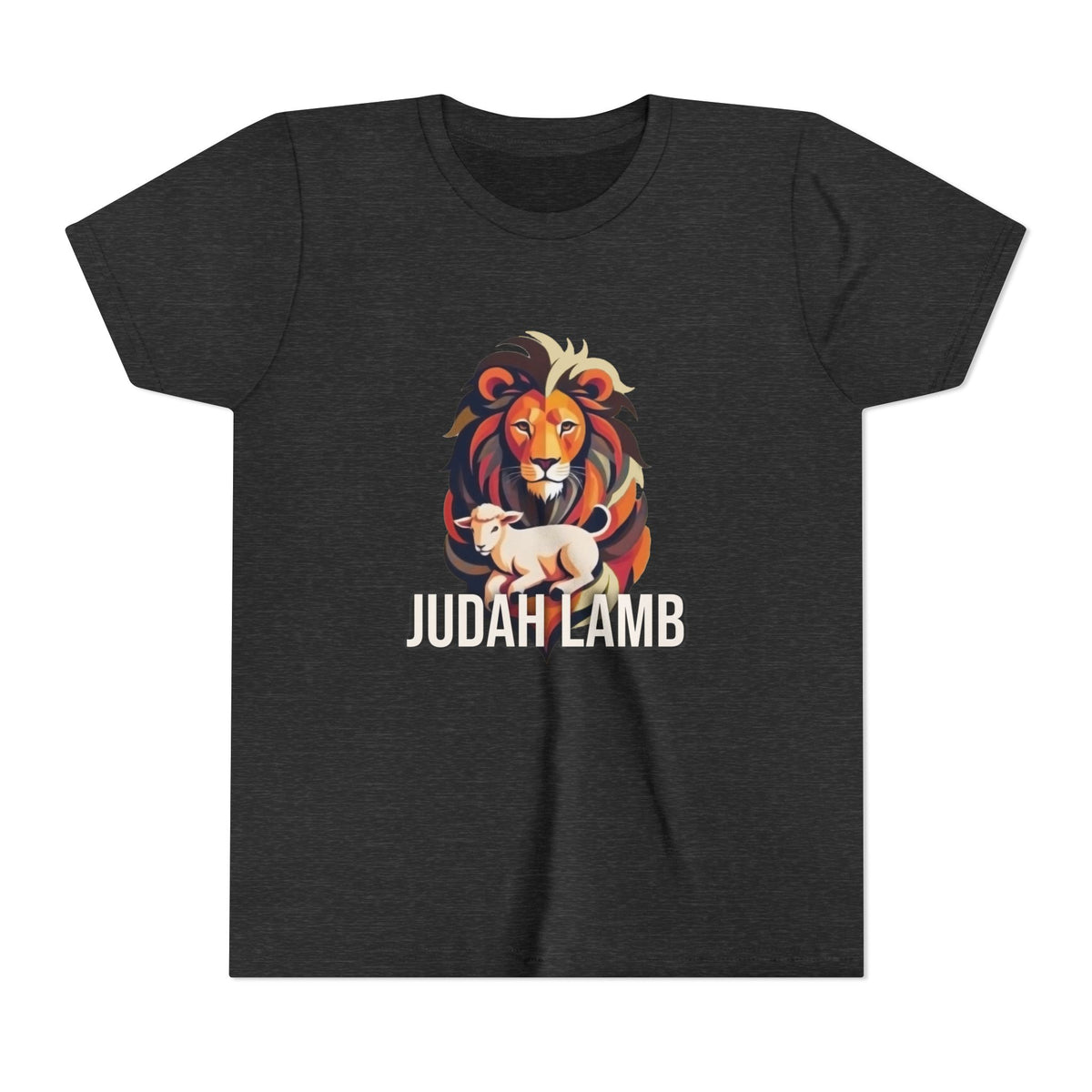Youth Christian Lion Tee, Faith T-Shirt, Inspirational Kids Shirt, Religious Gift, Bible Verse Apparel