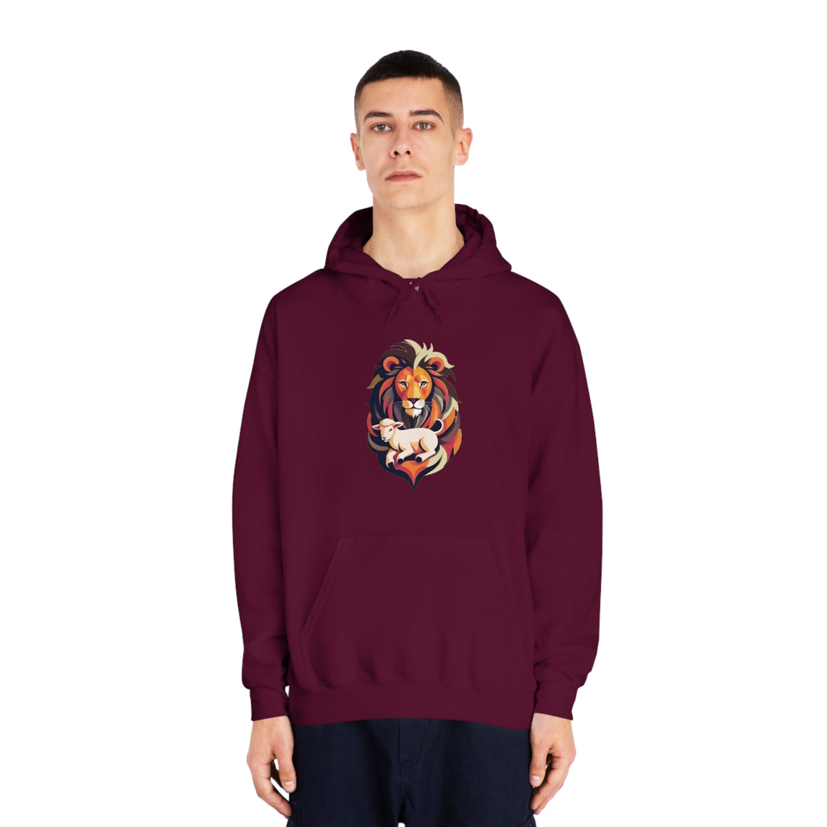 Judah Lamb Logo - Unisex DryBlend® Hooded Sweatshirt