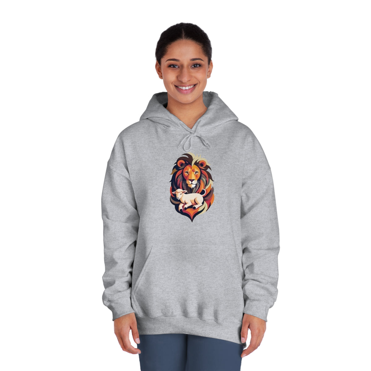 Judah Lamb Logo - Unisex DryBlend® Hooded Sweatshirt