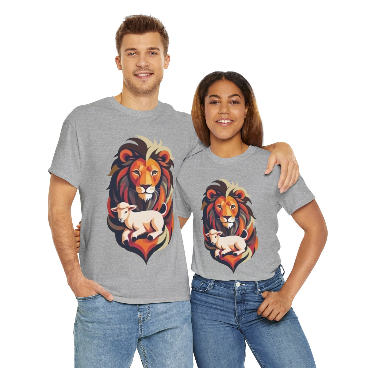 Judah Lamb Logo  - Unisex Heavy Cotton Tee