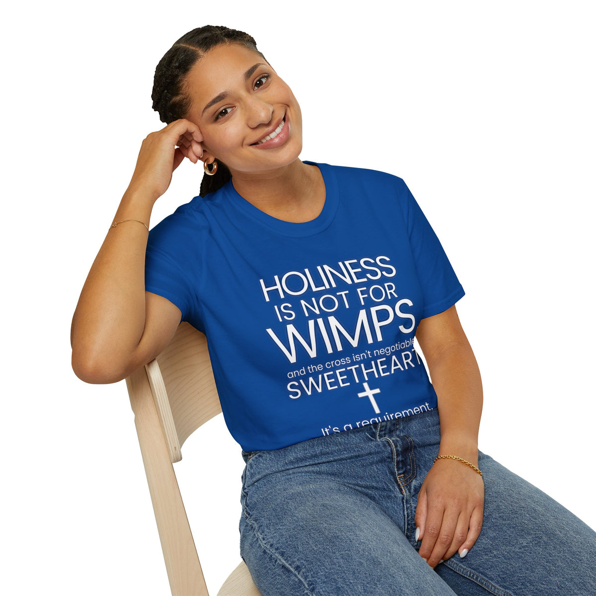 "Holiness Is Not For Wimps" (Mother Angelica) T-Shirt
