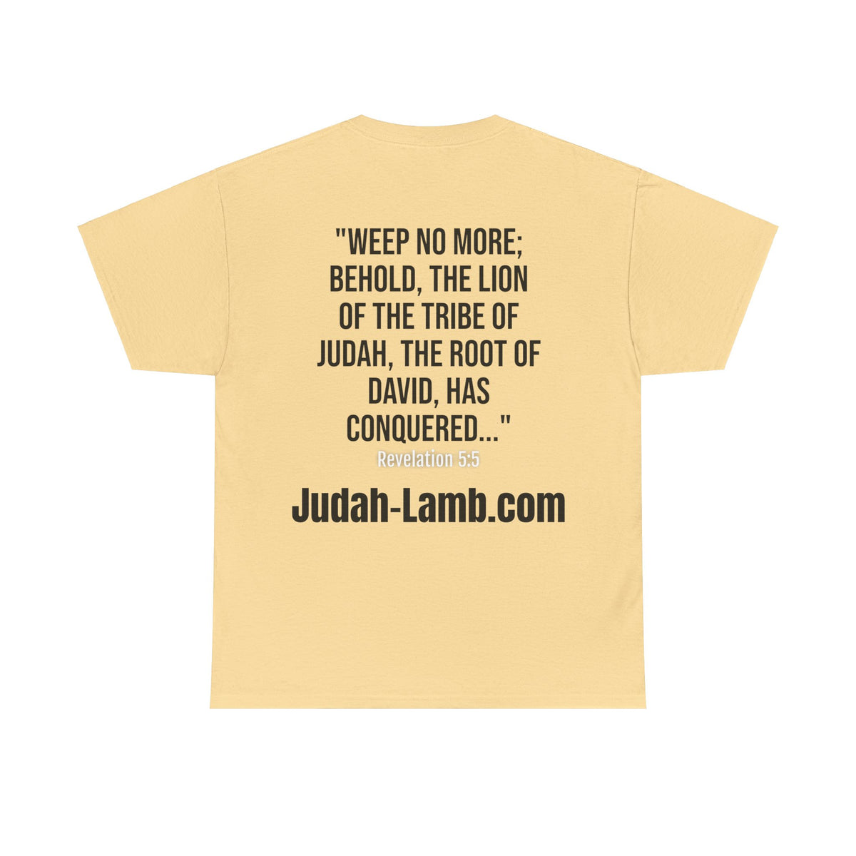 Judah Lamb Logo  - Unisex Heavy Cotton Tee